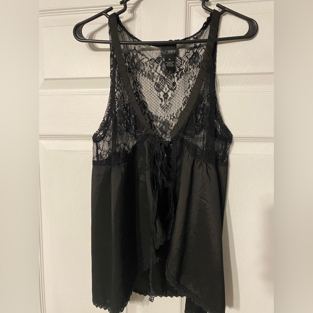 Black Lace Tank Top Daytrip sexy medium